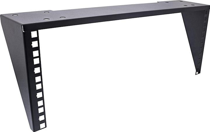 Image du produit InLine Rack 19" pour montage sous table, 4U, noir