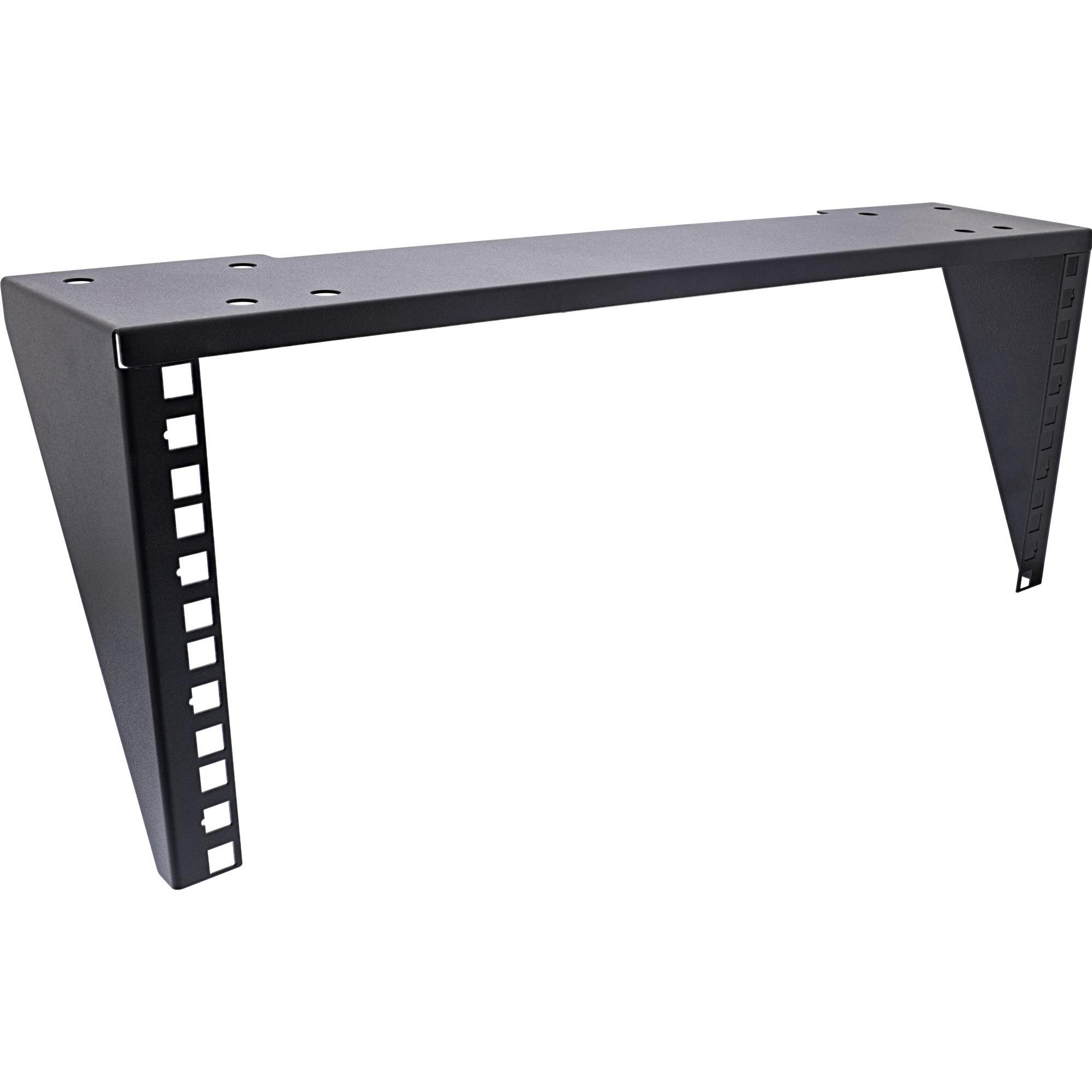 InLine 19" Rack zur Untertisch-Montage, 4HE, schwarz, Serverschrank Zubehör, Schwarz