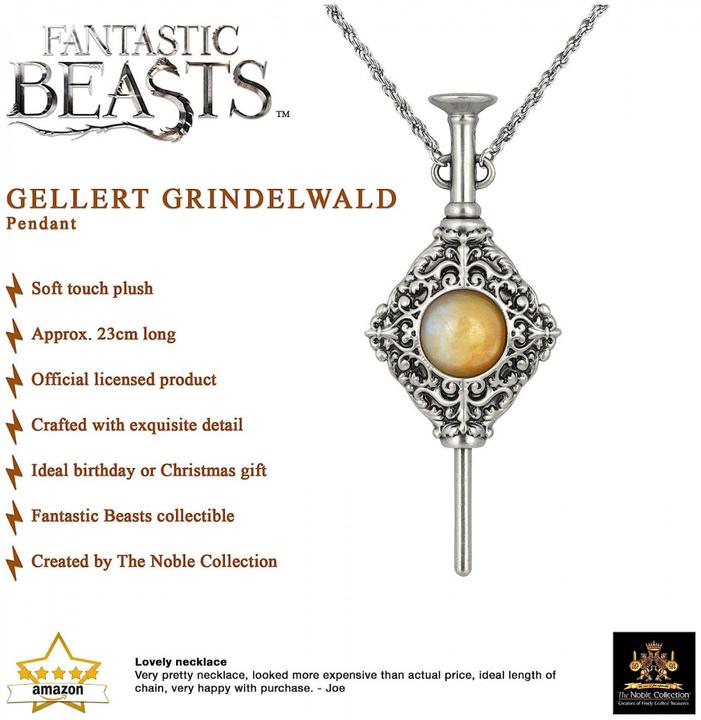 Produktbild Noble Collection Harry Potter: Fantastic Beasts 2 - Grindelwald's Pendant