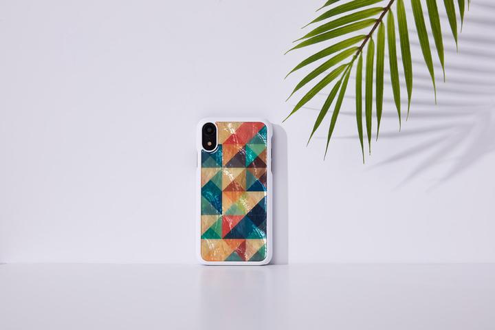 Image du produit Ikins SmartPhone case iPhone XR mosaic white (Apple iPhone XR)
