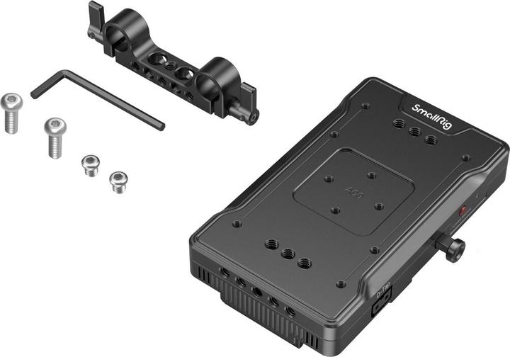 Produktbild SmallRig Advanced V Mount Battery Mount Plate with Dual 15mm Rod Clamp 3203B