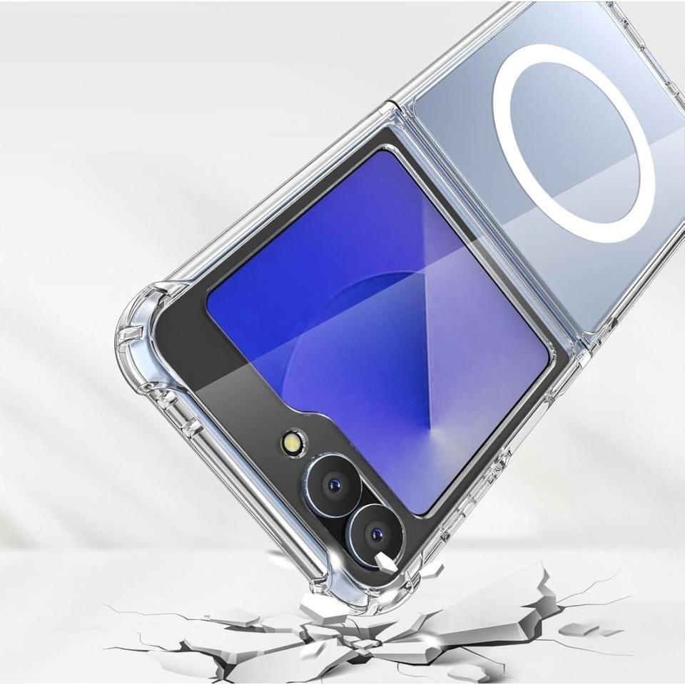 Thumbnail - Screenguard Magnetic Samsung Galaxy Z Flip6 Clear Case MagSafe Hülle (Samsung Galaxy Z Flip6), Smartphone Hülle, Transpa...