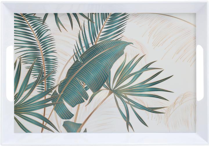 Produktbild Zeller Present Tablett Melamin Palm leaves