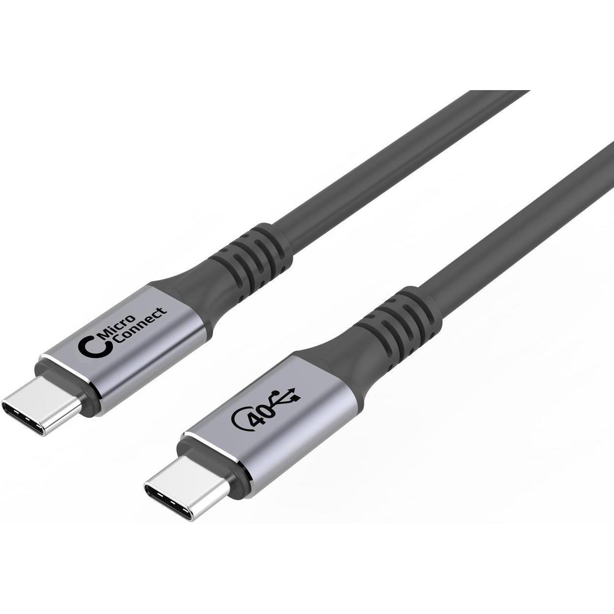 MicroConnect Premium USB4 Gen 3x2 USB-C (0.25 m, USB 4.0), USB Kabel