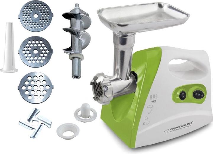 Actual product image Esperanza Shaver for grinding meat Meatball EKM012G (600W, green color, white)
