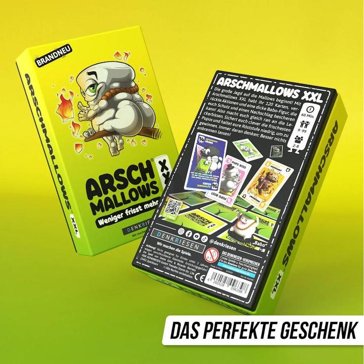 Produktbild Denkriesen Arschmallows® - "Weniger Frisst Mehr" XXL (Deutsch)
