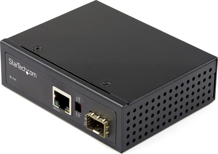 Produktbild StarTech Industrial Media Converter - 1 Gbit/s Medienkonverter LWL Kupfer - Singlemode-/M