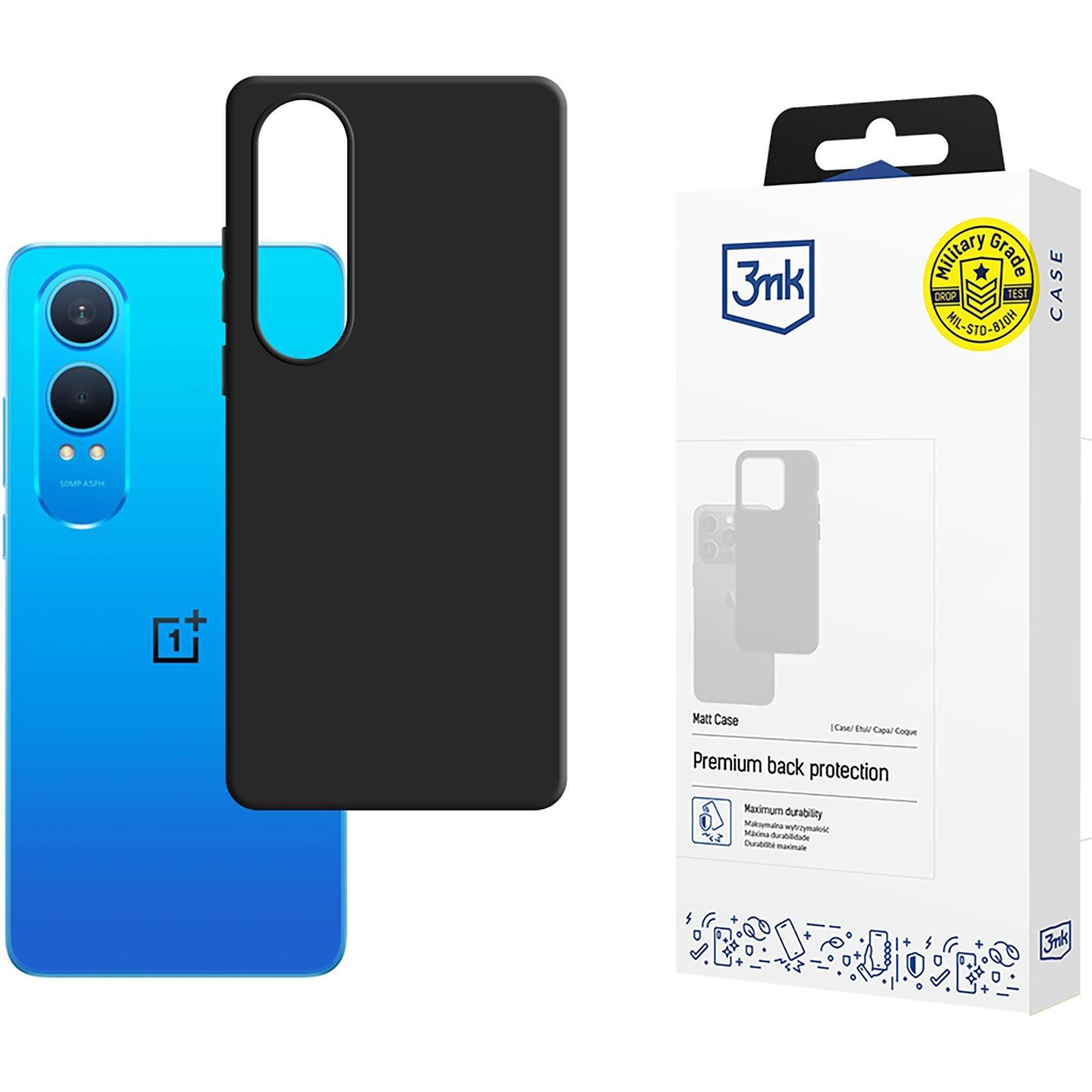 3MK OnePlus Nord CE 4 Lite - Matt Case (Oneplus Nord CE 4), Cover smartphone, Nero