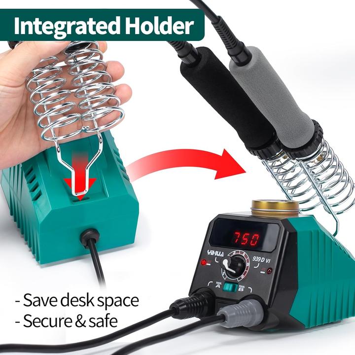 Produktbild Yihua 939D-VI Doppelstift-Brandmalereiset