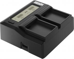 Actual product image Newell DC-LCD-Zweikanal-Ladegerät für BP-A30/A60/A90-Akkus für Canon (Camera battery charger)