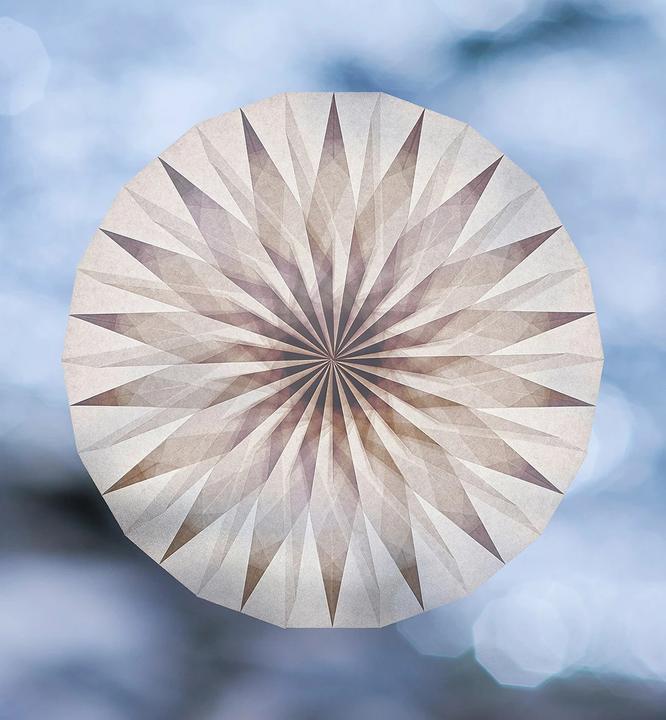 Actual product image Magische Fenstersterne aus Seidenpapier (German, Frédérique Guéret, 2021)