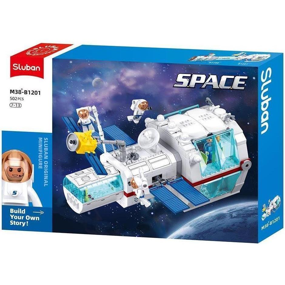 Sluban SL96071 - Raummodul "Erkundungs-Modul" (502 Teile) (SL96071)