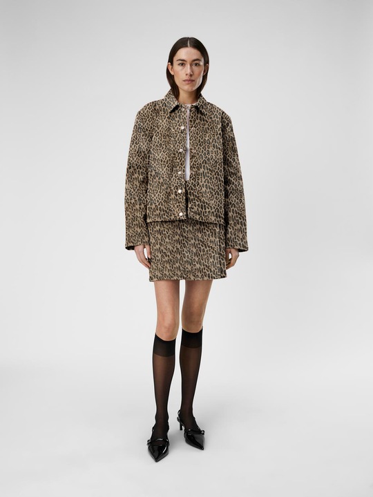 Produktbild Object Leoprint Jeansjacke (S)