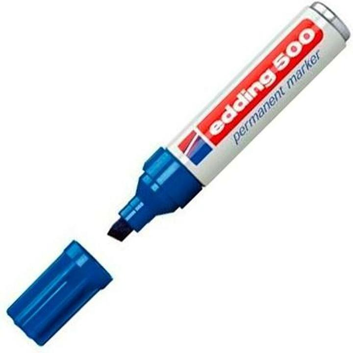 Produktbild Edding Permanentmarker 500 (Blau, 7 mm, 10 x)