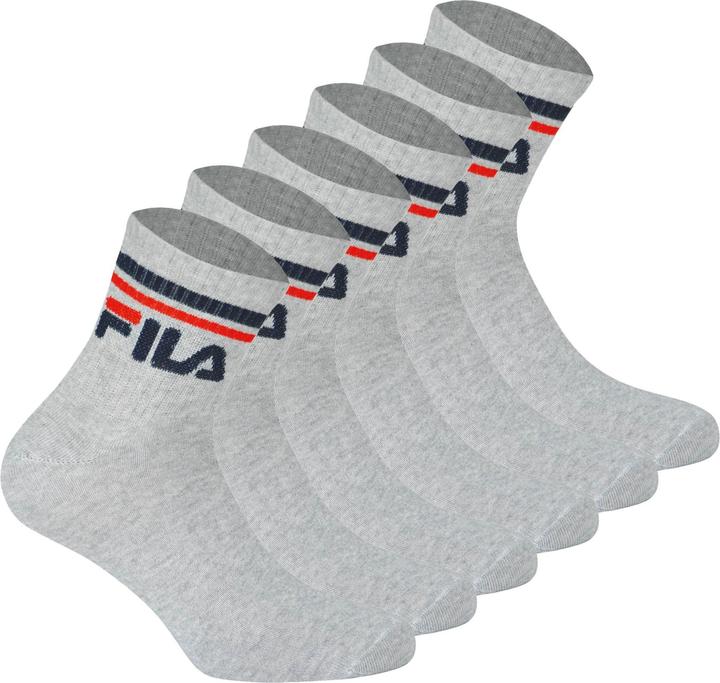 Immagine prodotto FILA Quarter Unisex Plain Socks (confezione da 6, 43 - 46)