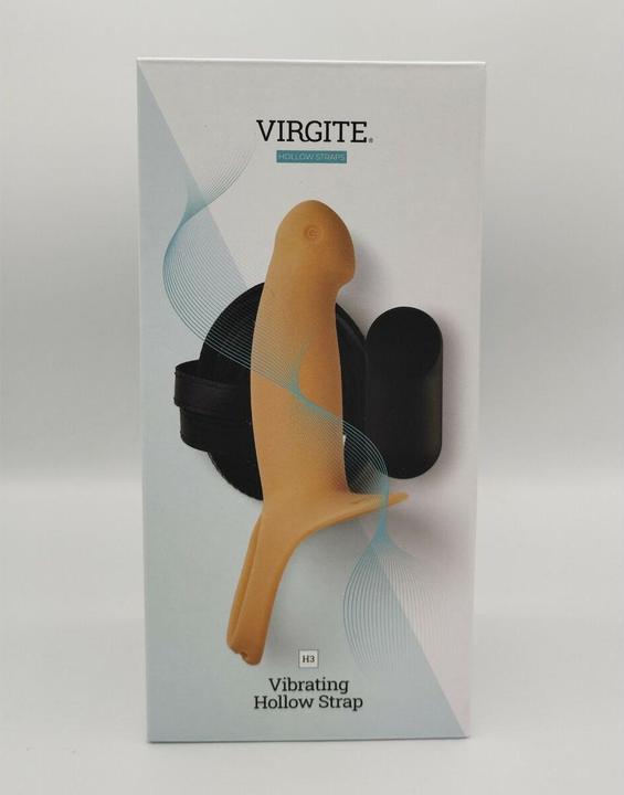 Actual product image Virgite Dildos with harness brand HOLLOW HARNESS C/VIBRATION H3 SIZE S