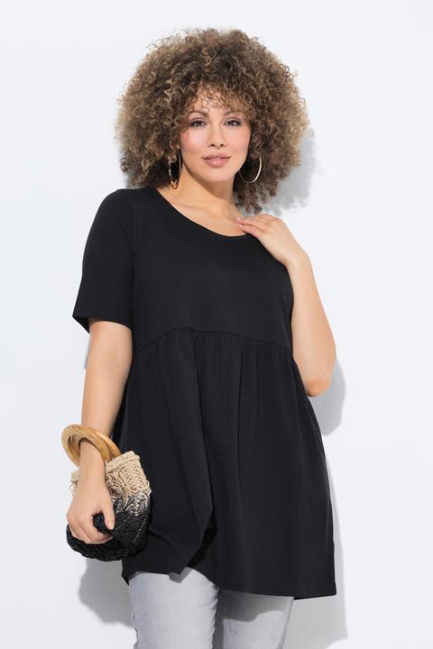 Produktbild Ulla Popken T-Shirt, A-Linie, elastische Naht, Rundhals, Halbarm (46, 48)