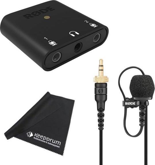 Actual product image RØDE Lavalier II microphone with AI-Micro with cloth