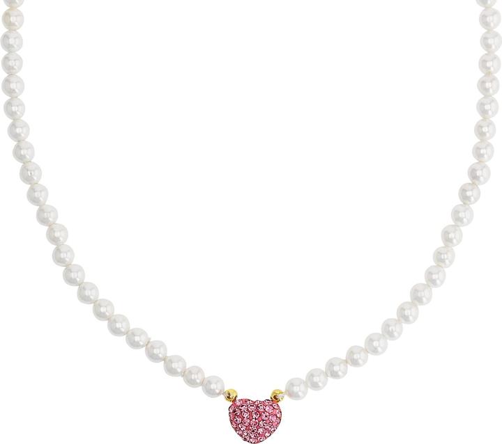 Immagine prodotto Amor Collana da donna, argento 925, cristallo sintetico, perla conchiglia (Argento 925)