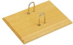 Wonday Base for calendars, made of wood, metal bracket