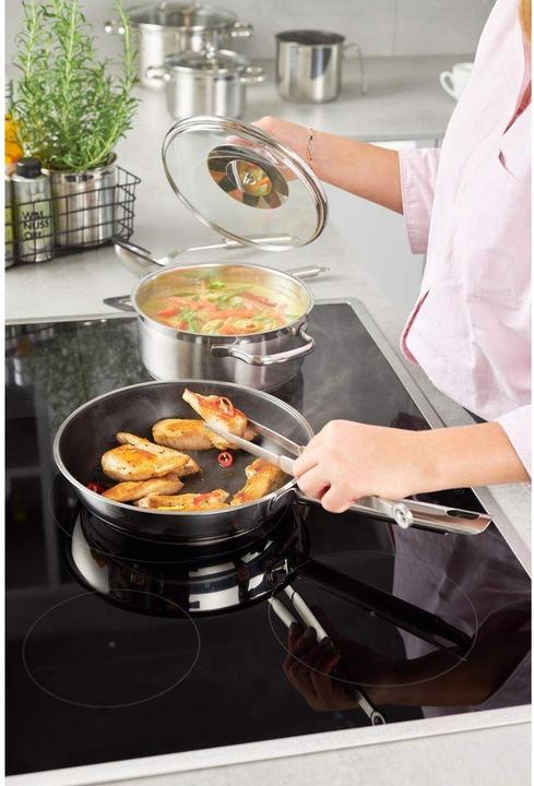 Actual product image Rösle Bratpfanne Roesle Bratpfanne ELEGANCE 24cm ProPlex (Frying pan, Stainless steel, 24 x 8 cm)