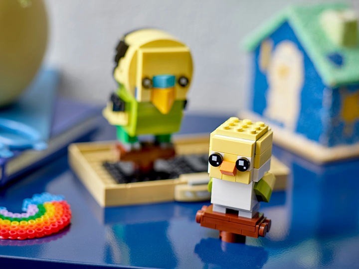 Produktbild LEGO BrickHeadz Wellensittich 40443 (40443, LEGO Brickheadz, LEGO Seltene Sets)