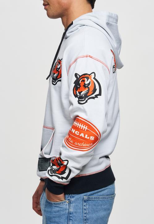 Immagine prodotto Recovered Felpa con cappuccio in pile Re:covered - INK DYE Cincinnati Bengals - 3XL (3XL)
