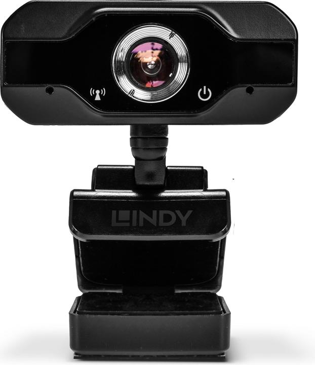 Lindy FHD 1080p Webcam mit Mikrofon Bildwinkel 110° 360° (2 Mpx)
