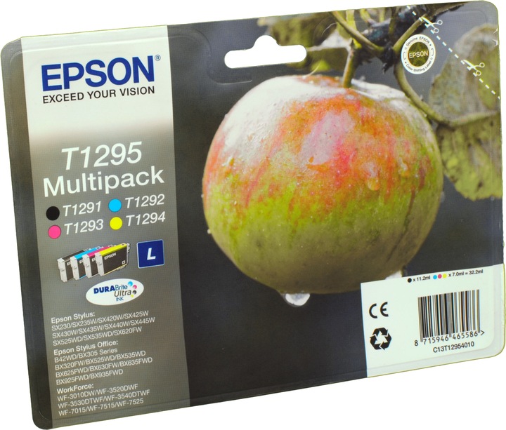 Produktbild Epson T1295 DuraBrite Ultra (M, BK, Y, C)