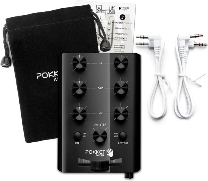 Actual product image Pokketmixer Mini DJ Mixer Black (Line-mixer)