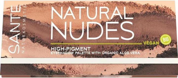 Sante Palette d'ombres à paupières Natural Nudes à pigments élevés (Nudy Shades)
