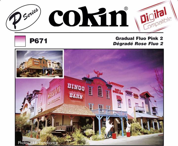 Actual product image Cokin Filter P671 course fluo 2 (84 mm, Graduated neutral density filter, 84 mm)