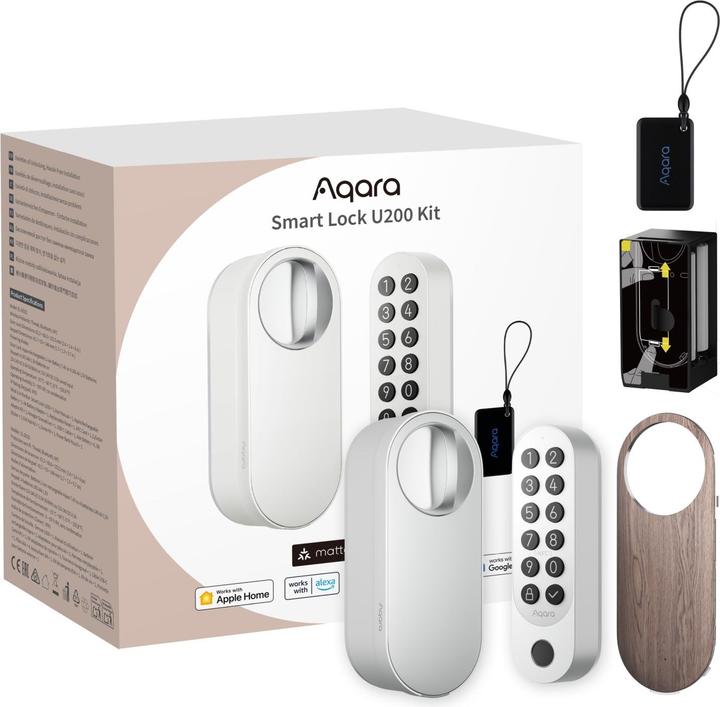 Actual product image Aqara Smart Lock U200 (Fingerprint, Key card)