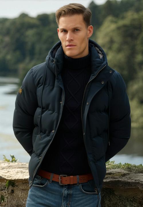 Immagine prodotto Superdry Kurze Everest Steppjacke mit Kapuze (M)