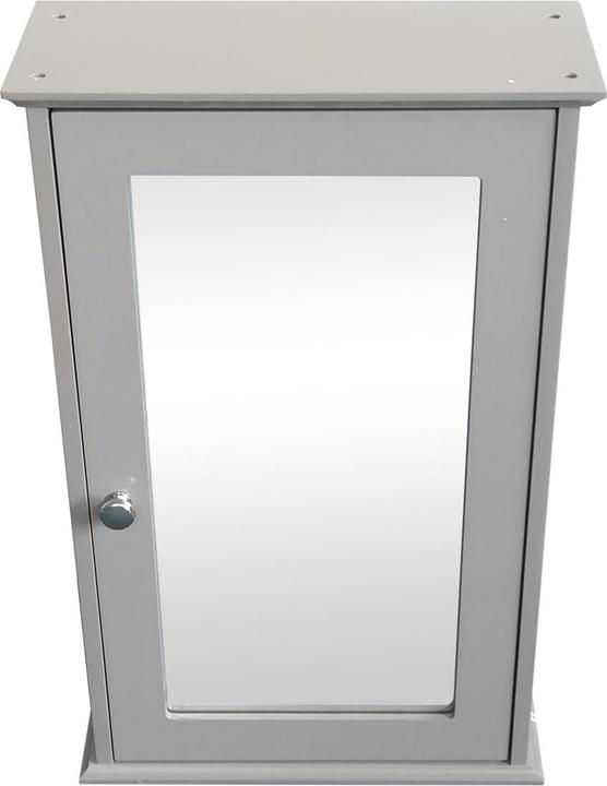 Produktbild HTI-Living Bad Spiegelschrank im Landhaus Stil Holz Grau Wandspiegel mit Stauraum 34x53x15 cm