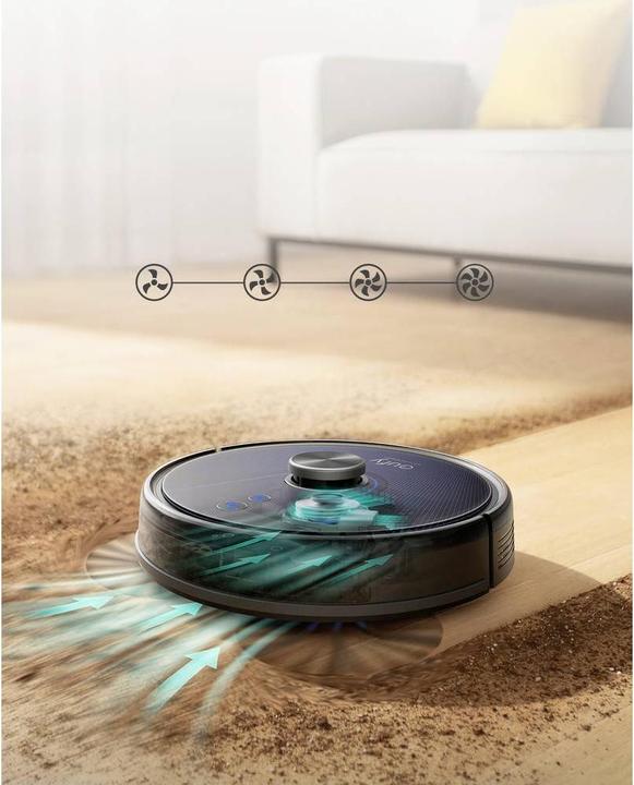 Actual product image eufy L35+ Robot Vacuum Cleaner and Mop Black (Wiping cloth)