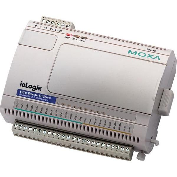 Moxa ioLOGIK Ethernet I/O Server 2, Netzwerkadapter