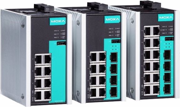 Produktbild Moxa EDS-G516E-4GSFP - Switch - managed - 12 x 10/100/1000 + 4 x Gigabit SFP (16 Ports)