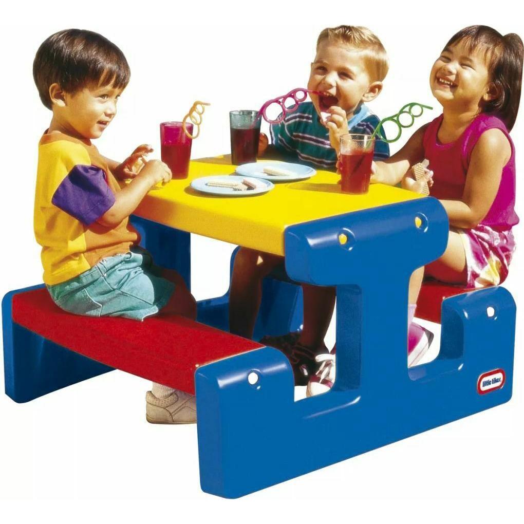 Little Tikes Junior Picnic Table Primary