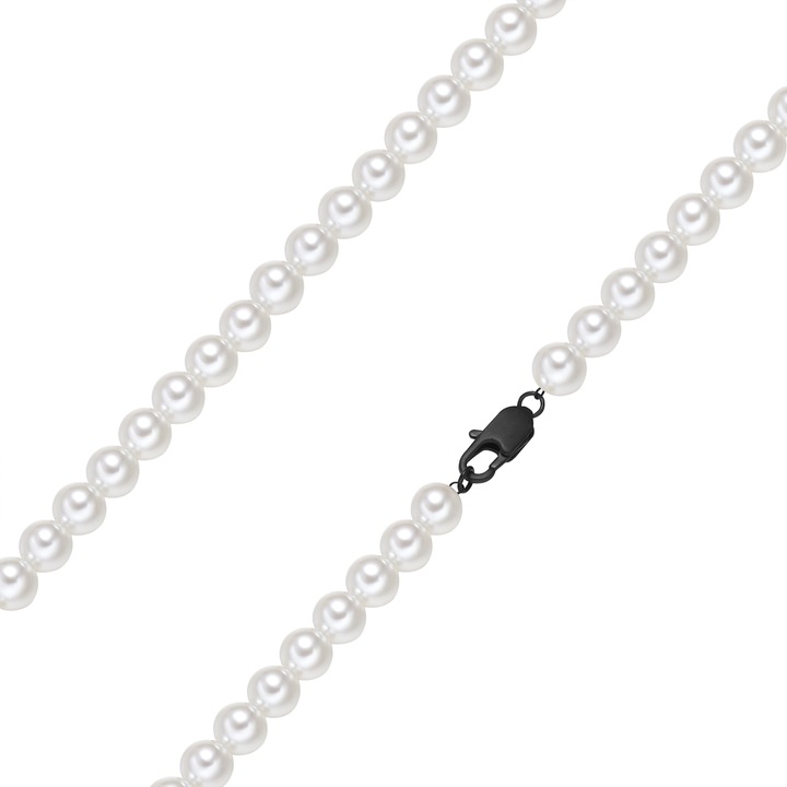 Produktbild True Rebels Herren Perlen-Kette - 36778 (Edelstahl)