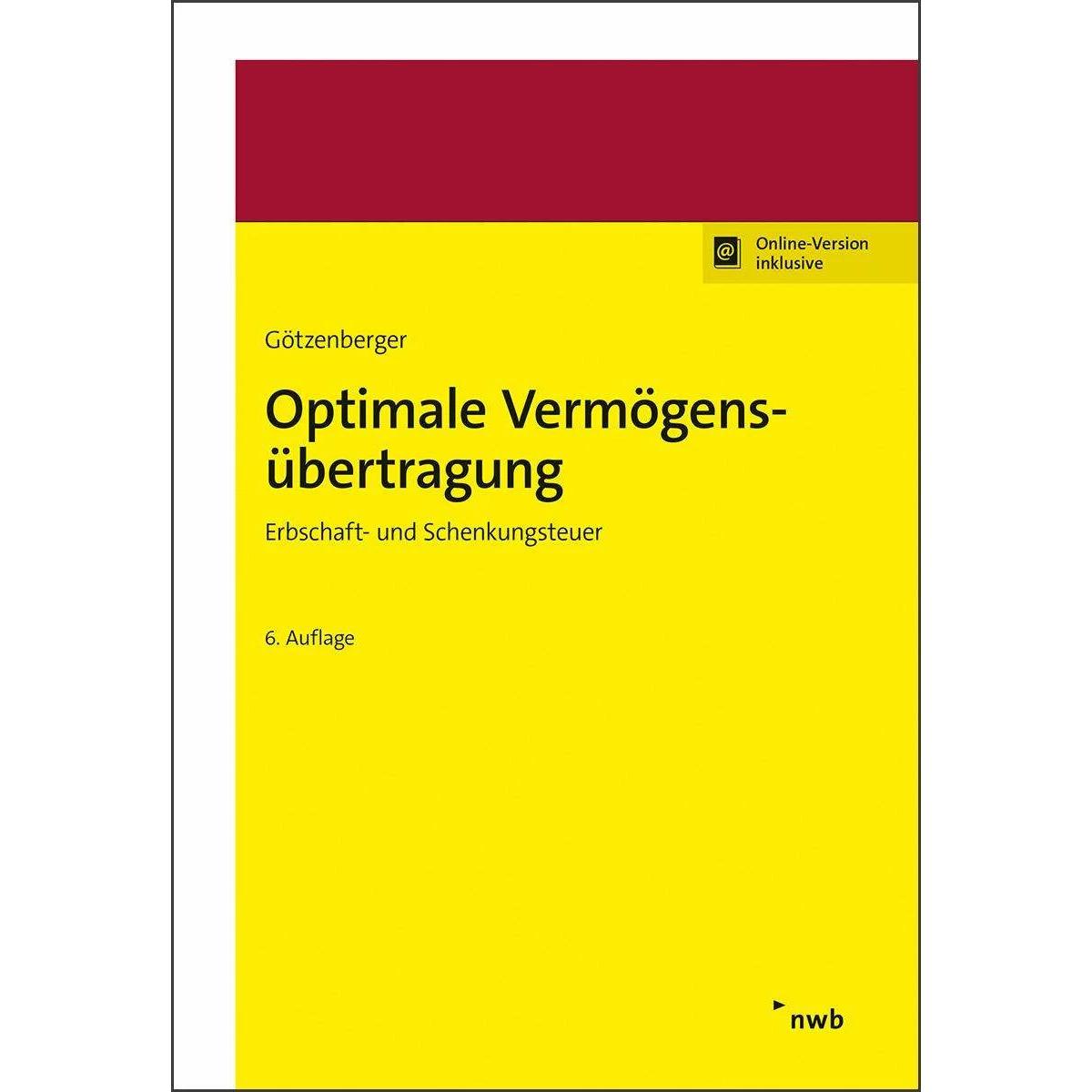 Anton-Rudolf Götzenberger, Fachbücher von Anton-Rudolf Götzenberger