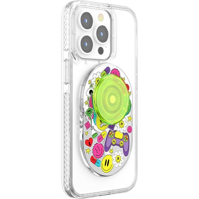 Thumbnail - PopSockets PopGrip MagSafe Bright Psych, Smartphone Halterung