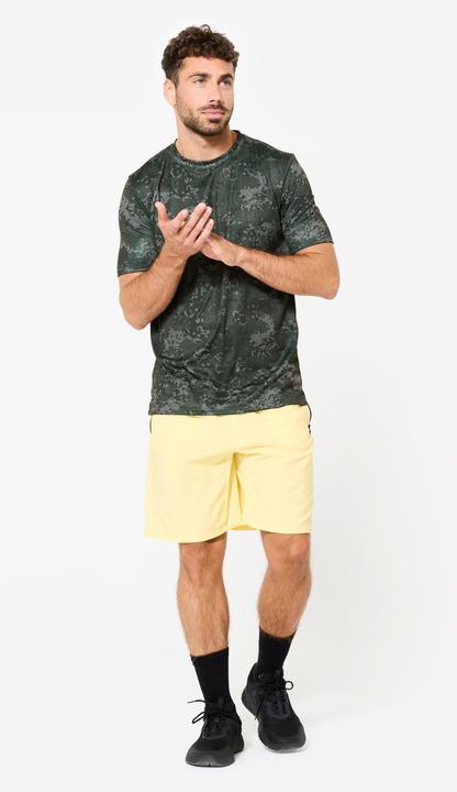 Produktbild Domyos T-Shirt Herren Rundhalsausschnitt atmungsaktiv - khaki (XXL)