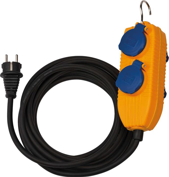 Brennenstuhl Baustellenkabel IP54 mit Powerblock 5m schwarz H07RN-F3G1.5 (5 m)