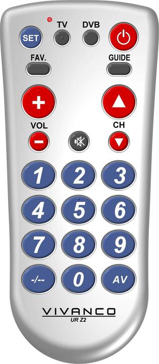 Produktbild Vivanco Ur Z2 (Universal Fernbedienung, Infrarot)