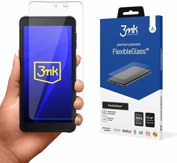 Actual product image 3MK hybrid glass Flexible 2.5D for Samsung Galaxy Xcover 5 (1 pcs., Samsung Galaxy Xcover 5)