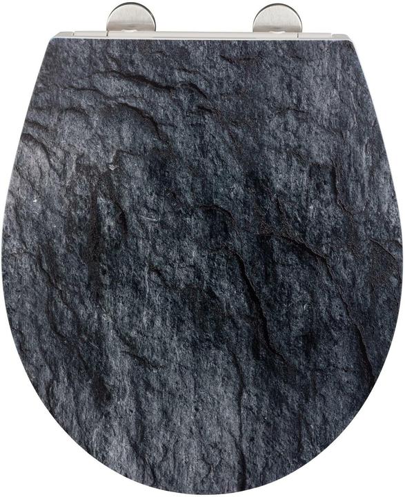 Wenko WC-Sitz Slate Rock Relief
