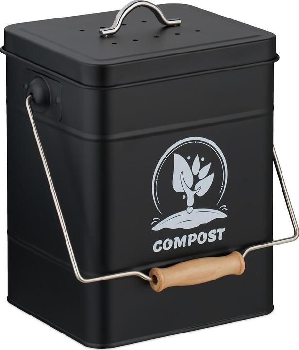 Produktbild Relaxdays Komposteimer mit Geruchsfilter 6 Liter (6 l)