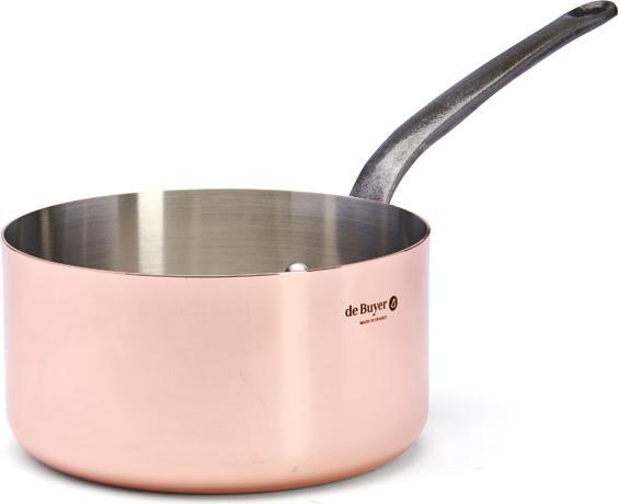 Image du produit de Buyer Casserole Inocuivre avec poignée en fonte (20 cm, Casserole, Acier inoxydable, Cuivre)