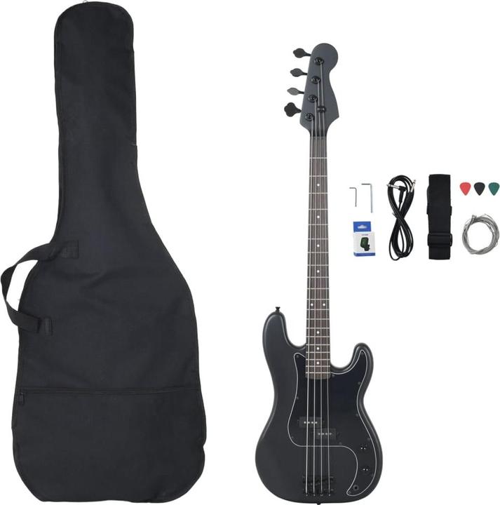 VidaXL Jecho (Electric bass, Birch wood, Wood-based material, Solid sycamore wood)